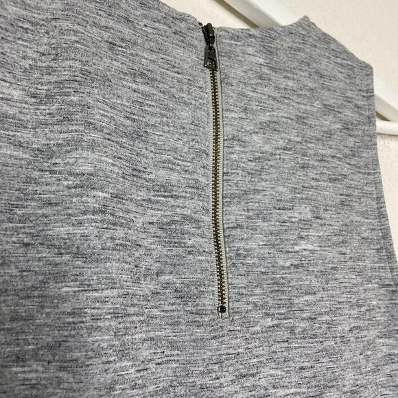 Talula Verone Gray Zipper Shift Dress Sz XS - Picture 8 of 9